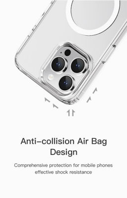 Recci iPhone 15 Plus Crystal Clear Magnetic Case 6