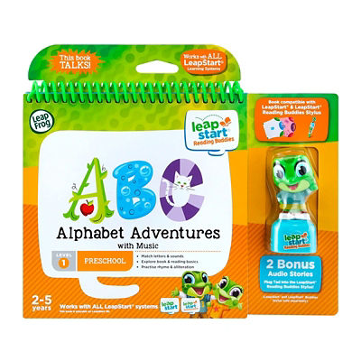 LeapFrog LeapStart Reading Buddies: ABC Alphabet Adventures with Music Book 6