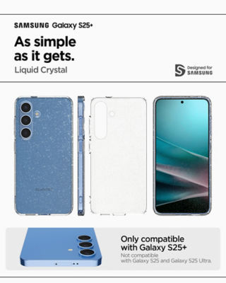 Spigen Samsung S25 case Liquid Crystal Glitter - Crystal Quartz 2