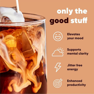 IQBar IQJoe Instant Coffee Packets With Adaptogens - Caffè Mocha 40 Sticks 6