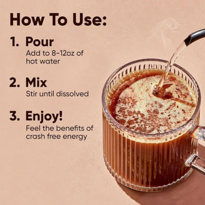 IQBar IQJoe Instant Coffee Packets With Adaptogens - Vanilla Spice 40 Sticks 6