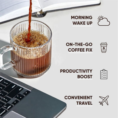 IQBar IQJoe Instant Coffee Packets With Adaptogens - Vanilla Spice 40 Sticks 8