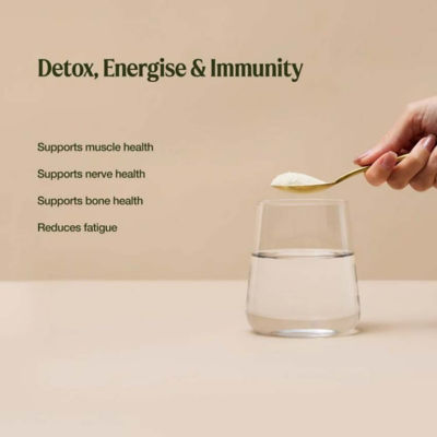 Amazonia Raw Real Food Nutrients Muscle Magnesium Powder Creamy Mango 100g 4