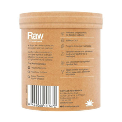 Amazonia Raw Real Food Nutrients Organic Probiotics Powder Cloudy Apple 100g 3