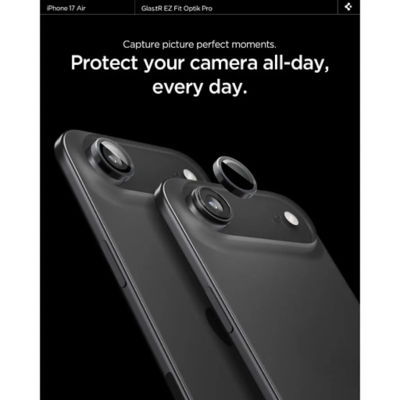 SPIGEN [Bundle of 2] Spigen iPhone Air Camera Lens Protector EZ Fit Optik Pro 3