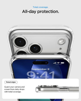 Spigen iPhone 17 Pro Case 6.3" Ultra Hybrid MagFit Frost 4