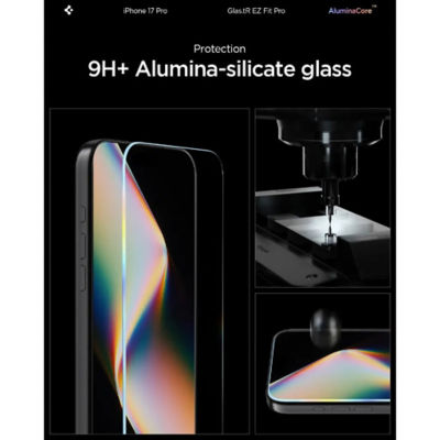 Spigen iPhone 17 Pro Screen Protector [1 Pack] EZ Fit Pro HD 3