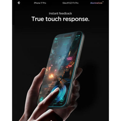 Spigen iPhone 17 Pro Screen Protector [1 Pack] EZ Fit Pro HD 6