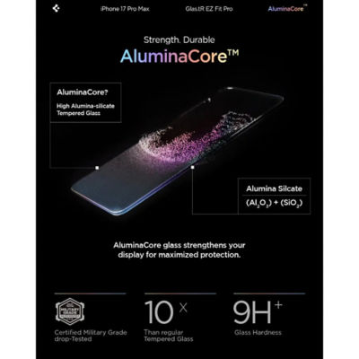 Spigen iPhone 17 Pro Max Screen Protector [1 Pack] EZ Fit Pro HD 3