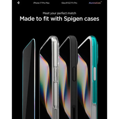 Spigen iPhone 17 Pro Max Screen Protector [1 Pack] EZ Fit Pro HD 7