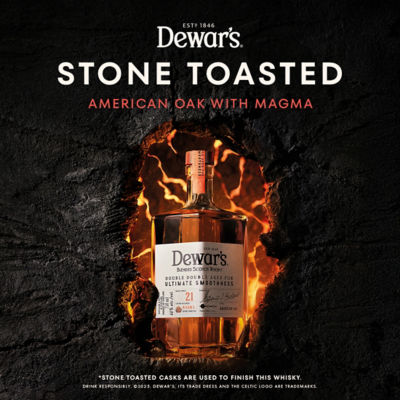 DEWARS DEWAR’S DOUBLE DOUBLE 21 YEARS OLD STONE TOASTED AMERICAN OAK 750ML 46% 3