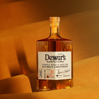 DEWARS DEWAR’S DOUBLE DOUBLE 21 YEARS OLD STONE TOASTED AMERICAN OAK 750ML 46% 4