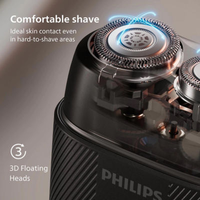 Philips Shaver 500 Series Wet & Dry Electric Compact Shaver 8