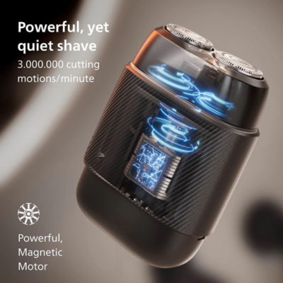 Philips Shaver 500 Series Wet & Dry Electric Compact Shaver 9