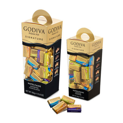 GODIVA 歌帝梵巧克力块礼盒400克装 2