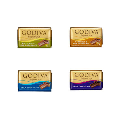 GODIVA 歌帝梵巧克力块礼盒400克装 3
