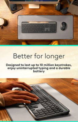 Logitech Signature Solar+ Wireless Keyboard – Graphite 5