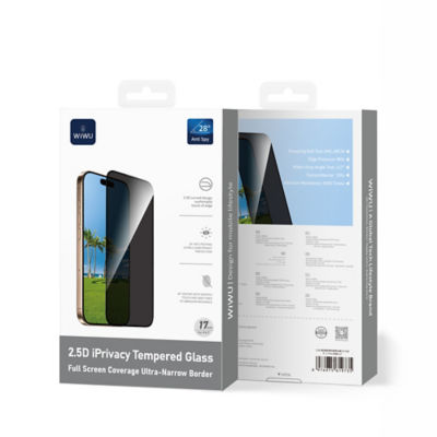 WiWU iPhone Air 2.5D Privacy Glass Screen Protector 2