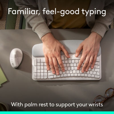 Logitech Wave Keys + Lift Combo – Ergonomic Wireless Keyboard & Mouse 4