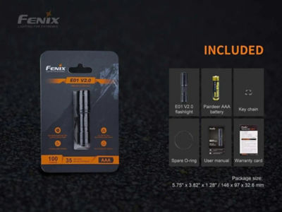 Fenix E01 V2.0 AAA Flash Light 13