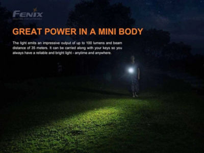 Fenix E01 V2.0 AAA Flash Light 2