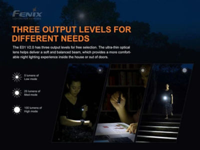 Fenix E01 V2.0 AAA Flash Light 4