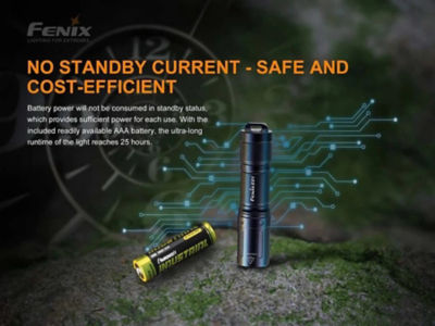 Fenix E01 V2.0 AAA Flash Light 7