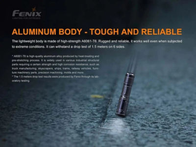 Fenix E01 V2.0 AAA Flash Light 8