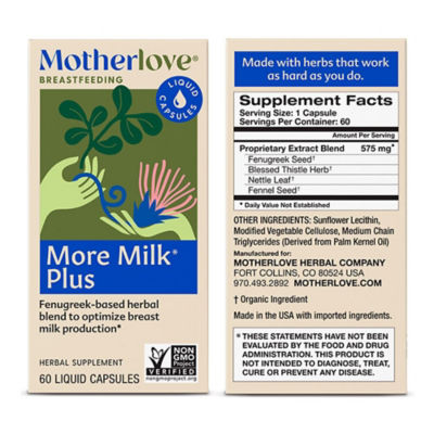 MotherLove More Milk Plus (60 Capsules) 6