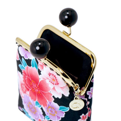 COCOONESE Clutch Purse - Floating Summer (Black) 3