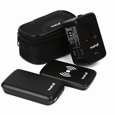 TRAVELMALL 3-in-1 Travel Adaptor with Wireless Charger & 4000mAh Battery 10