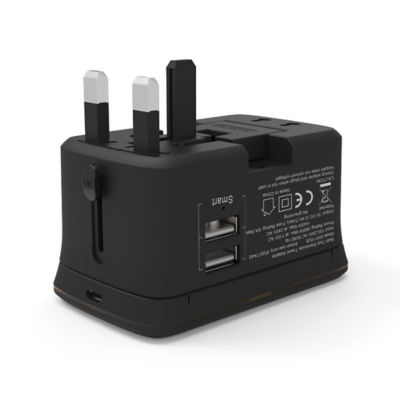 TRAVELMALL 3-in-1 Travel Adaptor with Wireless Charger & 4000mAh Battery 9