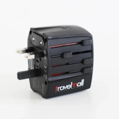 TRAVELMALL Dual USB Worldwide Travel Adaptor Set 4