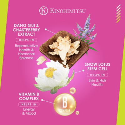 KINOHIMITSU [Bundle of 2] Kinohimitsu 3-in-1 Supplement Her 14's 4
