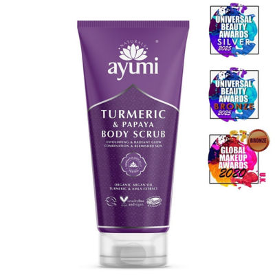 Ayumi Turmeric & Papaya Body Scrub 200ml 3