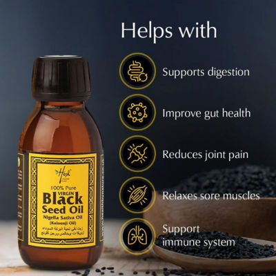 Ayumi Hesh Health Care 100% Pure Virgin Black Seed Oil 100ml 3