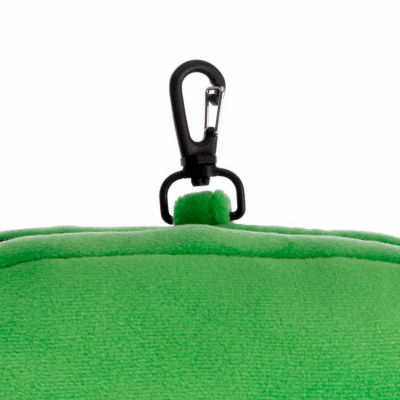 TRAVELMALL 3D Minecraft Creeper Plush Travel Pillow & Eye Mask Set 5