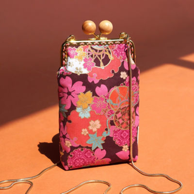COCOONESE Cell Phone Purse - Sakura Clouds (Pink) 5