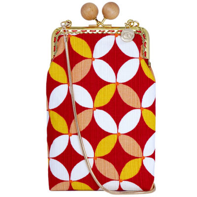 COCOONESE Cell Phone Purse - Seven Treasures (Red) 1