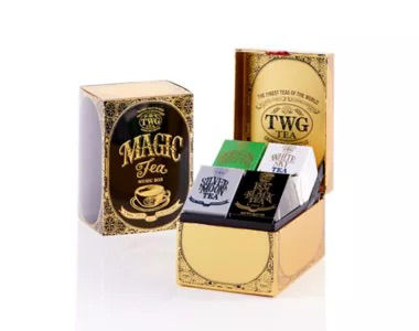 TWG TEA 4箱セット Buy TWG Tea | Magic Tea Music Box Gift Set (Box of 4 Mini Tea Tins