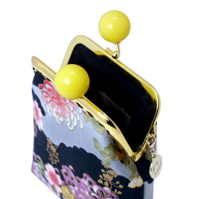 COCOONESE Clutch Purse - Coreopsis River (BLACK) 3