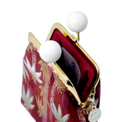 COCOONESE Clutch Purse - Bamboo Forest (Red) 3