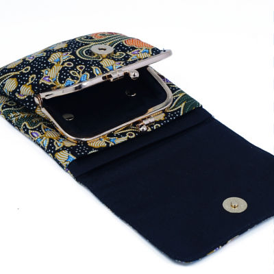 COCOONESE Clasp Wallet - Mandala (BLACK) 4