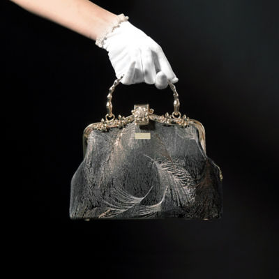 COCOONESE Frame Handbag - Feather (BROWN) 5