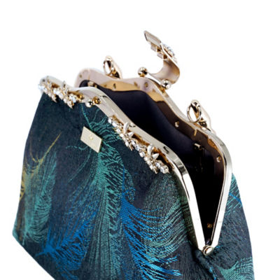 COCOONESE Frame Handbag - Feather (BLUE) 3