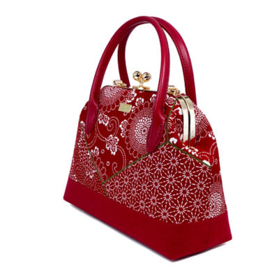 COCOONESE Leather Top-Handle Bag - Floral Rub 3