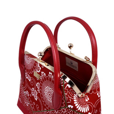 COCOONESE Leather Top-Handle Bag - Floral Rub 4