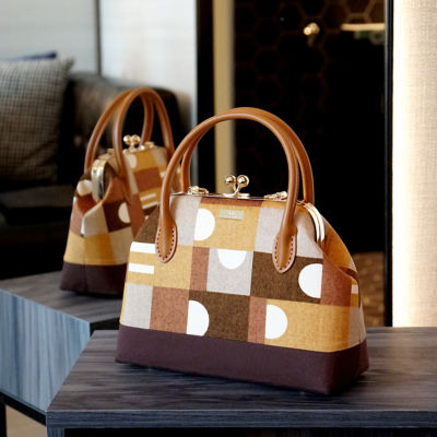 COCOONESE Leather Top-Handle Bag - Compose (Brown) 5