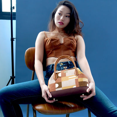 COCOONESE Leather Top-Handle Bag - Compose (Brown) 7
