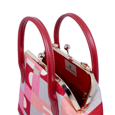 COCOONESE Leather Top-Handle Bag - Compose (Pink) 3